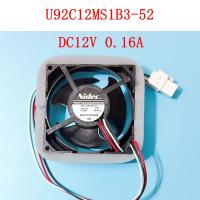 0.16A DC12V U92C12MS1B3-52สำหรับชิ้นส่วนมอเตอร์พัดลมตู้เย็น