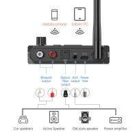 จอแสดงผลดิจิตอล LED Bluetooth 5.3 เครื่องส่งสัญญาณเสียงตัวรับ 2.4GHz Audio Receiver Transmission รองรับออปติคอล U Disk RCA