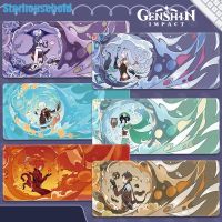 Genshin impact mousepad genshin nahida zhongli ayaka Watercolor theme large mouse pad