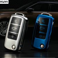 ❁▧ KUVI TPU Car Key Case Cover Shell For Volkswagen VW Golf Bora Jetta Polo Golf Passat B5 B6 B7 B8 Skoda Octavia A5 A7 Fabia Seat