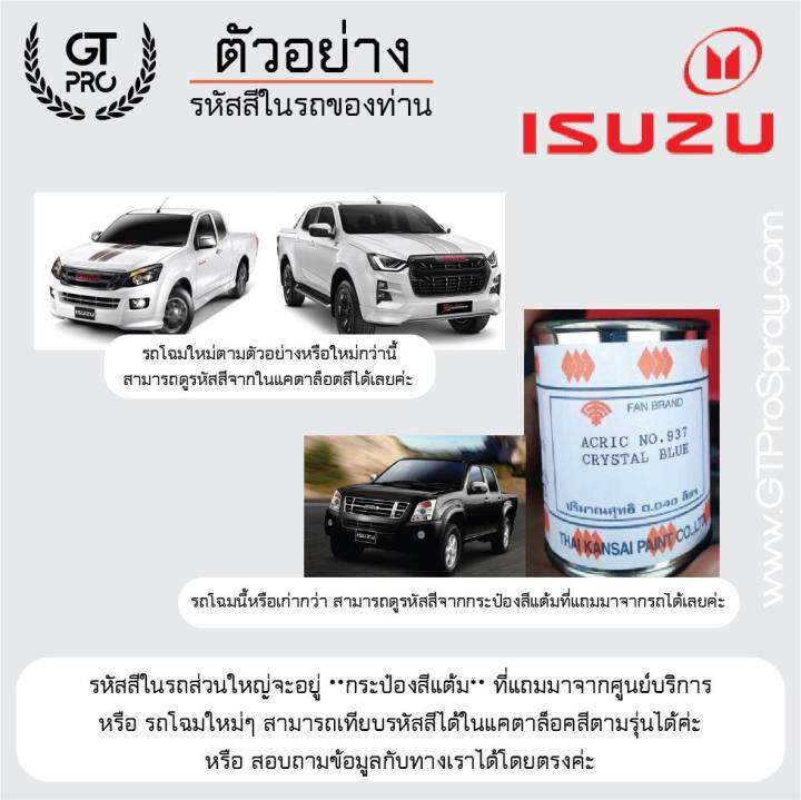 ปากกาแต้มสีรถยนต์-isuzu-gt-pro-แบบชุดพร้อมทำ-touch-up-paint-pen-อิซูซุ