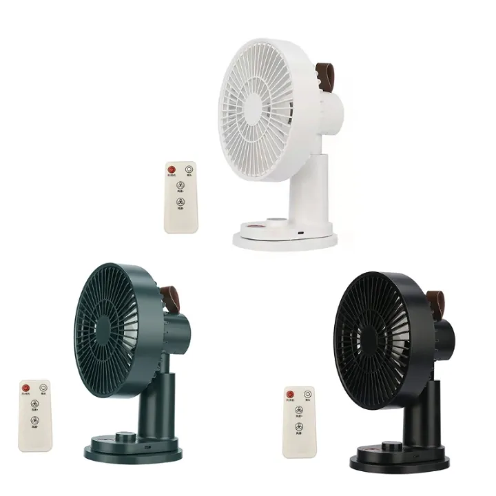 6 Inch 4000mAh Oscillating Fan Clip On Desk USB Rechargeable Quiet