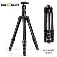 ขาตั้ง K&amp;F TRIPOD TC2335 Silver (Carbon Fiber) KF09.068