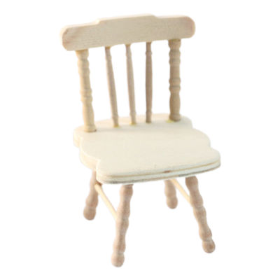 Microgood เก้าอี้ทานอาหารขนาดเล็ก,เก้าอี้มีพนักพิงทำจากไม้ตุ๊กตาทนทานต่อการกัดกร่อน