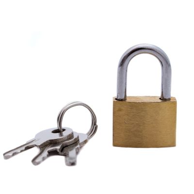 【HOT SALE】 กุญแจล็อคทองแดงขนาดเล็ก20มม. กุญแจกระเป๋าเดินทางกุญแจล็อคห้องเก็บของกุญแจมินิอุปกรณ์ฮาร์ดแวร์เพื่อความปลอดภัยในการปรับปรุงบ้าน