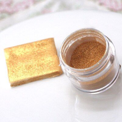 【Worth-Buy】 5G Edible Gold Powder เค้ก Fondant Macaron ช็อกโกแลตตกแต่ง Glitter Powder Silver Pearl Powder Baking Color Dust