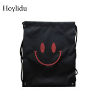 Waterproof Women Drawstring Backpack Cartoon Printing Backpacks Men Travel Shoes Clothes Pouch Toiletry Tote Bag Wash Pouches