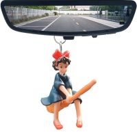 fgjfykjd Cute Anime Car Decoration Reusable Car Swinging Ornament Multifunctional Reliable Car Interior Mirror Pendant For Car Interior