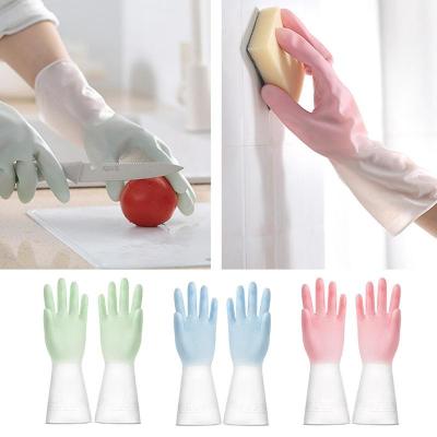 Cleaning Gloves Magic Dish Washing Waterproof Rubber Gloves Scrubber For Household Kitchen Car Home Mirror Cleaning Tools Safety Gloves