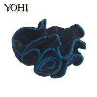 【】 glisutgechil1974 รู้สึกนุ่มหรูหรา Pleuche ผม Scrunchie หางม้าโดนัทจับห่วง H Older ยืดผมวงสำหรับผู้หญิง