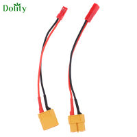 Dolity 2ชิ้น XT60/XT-60กับ JST ตัวผู้และคอนเนคเตอร์ตัวเมียพร้อม13ซม./5นิ้ว22AWG สายเคเบิล