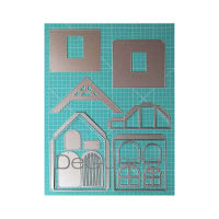 Deguang metal cutting and scrapbook DIY embossing paper process album card 3D creative multi-functional house  NEW