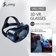 Kính VR S-way VRG Pro Mũ Bảo Hiểm Thực Tế Ảo 3D Chỉ Dành Cho Điện Thoại Di