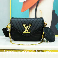 pre order Brand new authentic，Louis Vuitton，NEW WAVE MULTI-POCHETTE BAG，crossbody bag，Shoulder Bags，LV