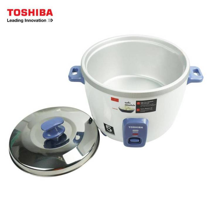 toshiba-หม้อหุงข้าวไฟฟ้า-โตชิบา-1-8ลิตร-รุ่นrc-t18ce-แบบฝาเปิด-หุงเร็ว-ทนทาน-ราคาถูก