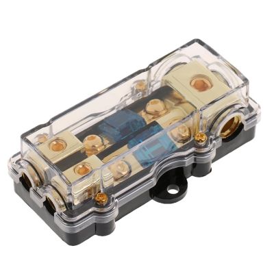 【YF】 Car Stereo Audio Inline Fuse Holder Distribution Block 4 6 Out