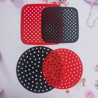 【YF】 Air Fryer Silicone Mat Kitchen Accessories Non-stick Baking Pastry Tools Bakeware Oil Mats Cake Grilled Saucer
