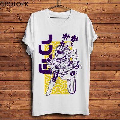 Anime Fooly Cooly Flcl Funny T Shirt Mens New White Casual Short Sleeve Funny T Shirt Harajuku Casual Loose T Shirt For Men XS-6XL