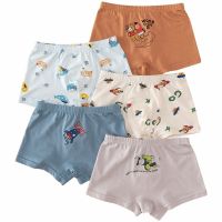 5pcs Boys Boxer Underwear Kids Soft Panties Cartoon Modal Underpants Teenagers Summer Underware Cotton Shorts Childrens Panti