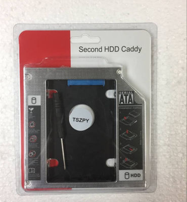 12.7มม. 2nd ฮาร์ดไดรฟ์ HDD SSD Caddy Adapter สำหรับ HP Pavilion G6 G7 Series G7-1310us G6-1001er เปลี่ยน DVD ODD