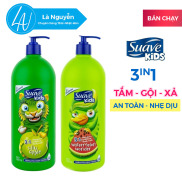 Sữa tắm gội xả Suave Kids Mỹ 1.18L