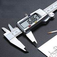 ◇ Electronic Digital Display Vernier Calipers Stainless Steel Calipers High Precision Digital Display Ruler Manual Measuring Tools