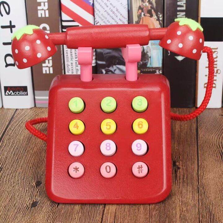 wooden-simulation-retro-telephone-toy-kids-wood-simulation-phone-play-house-toy-baby-early-educational-gifts-home-decoration