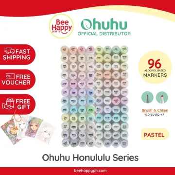 Ohuhu Honolulu Series Alcohol Based 36 Gray Tone Colors plus