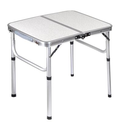 Lightweight Folding Camping Table Portable-Aluminum Foldable Picnic Table,Collapsible Dining Table for Indoor Outdoor