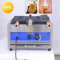 【LZ】☫❂  Máquina para taiyaki sorvete comercial não aderente 220v 110v forma de peixe waffle ferro equipamento de cozimento