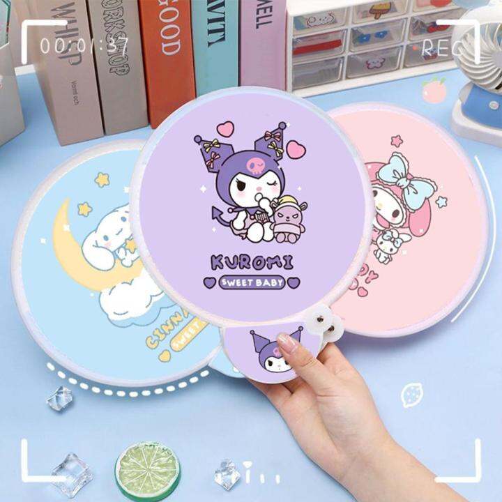 cute-sanrio-fan-portable-and-foldable-group-fan-summer-fan-folding-gift-silk-handle-folding-fan-semi-circular-outdoor-fan-cloth-japanese-handleless-mini-i8b8