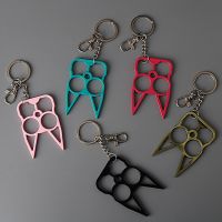 【YF】□✹  Cartoon Face Keychains Men Color Ear Cats Screwdriver Car Chain Accessories Jewelry