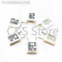 10pcs BPR56 5W 0.001 0.1 0.15 0.22 0.25 0.33 0.5 ohm Non-inductive Ceramic Cement Resistor 0.1R 0.15R 0.22R 0.25R 0.33R 0.5R