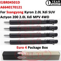 ORLTL หัวฉีด EJBR04501D หัวฉีดน้ำมันดีเซลใหม่ A6640170121สำหรับ Delphi Euro 4 Ssangyong Actyon Kyron D20DT EJBR0 4501D