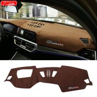 Flannel Car Dashboard Cover Mat Anti-slide Pad Dashmat Sun Shade Dash Board Carpet For BMW G20 G21 G28 2019-2021 Accessories