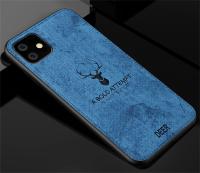 Hot Cloth Texture Deer 3D Soft TPU Magnetic Car Case for Samsung Galaxy A20 Built-in Magnet Plate Case for A51 A71 A50 A70 Cover