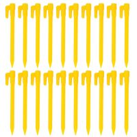 【YF】 20Pcs Tent Accessories Equipment Pegs Nail Outdoor Travel Camping Stakes Plastic Windproof Beach Mat Nails