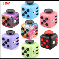 5210A ของขวัญสำหรับผู้ใหญ่สำหรับเด็ก สร้างสรรค์ แบบพกพา Magic Cube ลูกเต๋าบีบอัด ออทิสติก Fidget Cube ของเล่นต่อต้านความเครียด