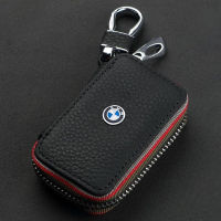 กระเป๋าเงินกระเป๋ากุญแจรถยนต์ทำจากหนัง BMW เคสปลอกหุ้มรีโมทแบบโฮลเลอร์พวงกุญแจสำหรับ BMW E88 E90 F01 F02 F07 F10 F11 F48 F18 F20 F30 F25 F26 F40 F85 F15 F16 F32 G30 G20 G01 F25