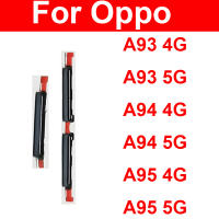 Volume Pwoer ปุ่มด้านข้างสำหรับ OPPO A93 A94 A95 4G 5G Up Down Volume ON OFF Power Switch ปุ่มด้านข้าง Flex Cable Repair Parts