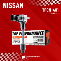 ( ประกัน 3 เดือน ) คอยล์จุดระเบิด NISSAN CEFIRO A32 ตัวสั้น VQ30DE ตรงรุ่น 100% - TPCN-401 - TOP PERFORMANCE JAPAN - คอยล์หัวเทียน คอย์ไฟ นิสสัน เซฟิโร่ 22448-31U16