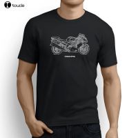 Men Cotton Tshirt Classic Japanese Motorcycle Fans Ninja Zx14R Inspired Motorcycle Art Bulk T Gildan