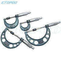 Etopoo 255075100MM 0.01MM 4 ชุดชิ้น ไมโครมิเตอร์ ผลิตภัณฑ์การค้าต่างประเทศ