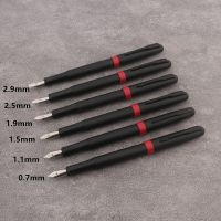 6pc Parallel Calligraphy Fountain Pen Matte Black Ink Pen Gothic Arabic Italic 0.7/1.1/1.5/1.9/2.5/2.9mm Nib Office Supplies Pen