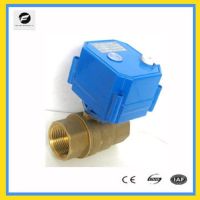 CWX-25S DN15 1/2 brass BSP 2-way motorized water valve with manual override electric control ball valve DC3-6V DC12v DC24v