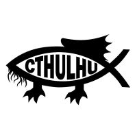 【SALE】 nohowalo1974 สติกเกอร์แฟชั่นติดรถรูปปลา Cthulhu 13.7Cm * 7.8Cm S4-0297ตกแต่งไวนิล