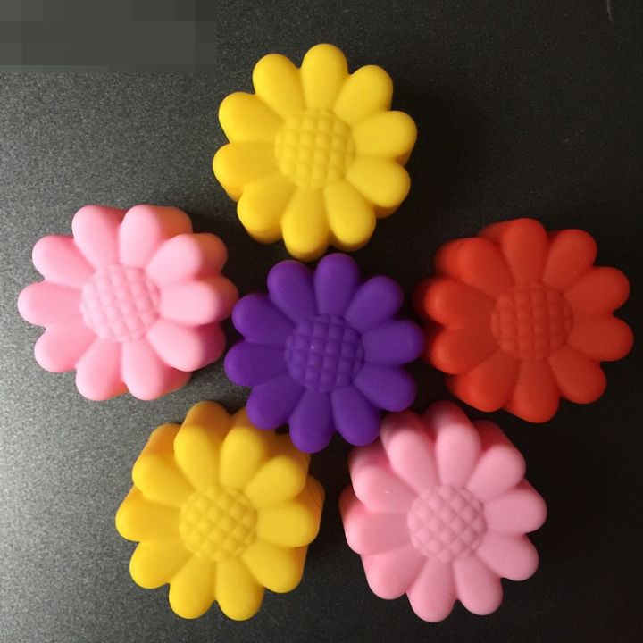 gl-แม่พิมพ์-ซิลิโคน-ลายดอกทานตะวัน-3-สำหรับทำขนม-เทียน-วุ้น-แพคละ10-ชิ้น-คละสี-sunflower-circle-silicone-mold