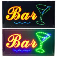 LED Sign “BAR” #ป้ายไฟประดับร้าน #ป้ายไฟLEDสำเร็จรูป #ป้ายLEDประหยัดไฟ ป้ายไฟ AC220V เพิ่มความโดดเด่น สีสัน สวยงาม ขนาด 25x48x2cm