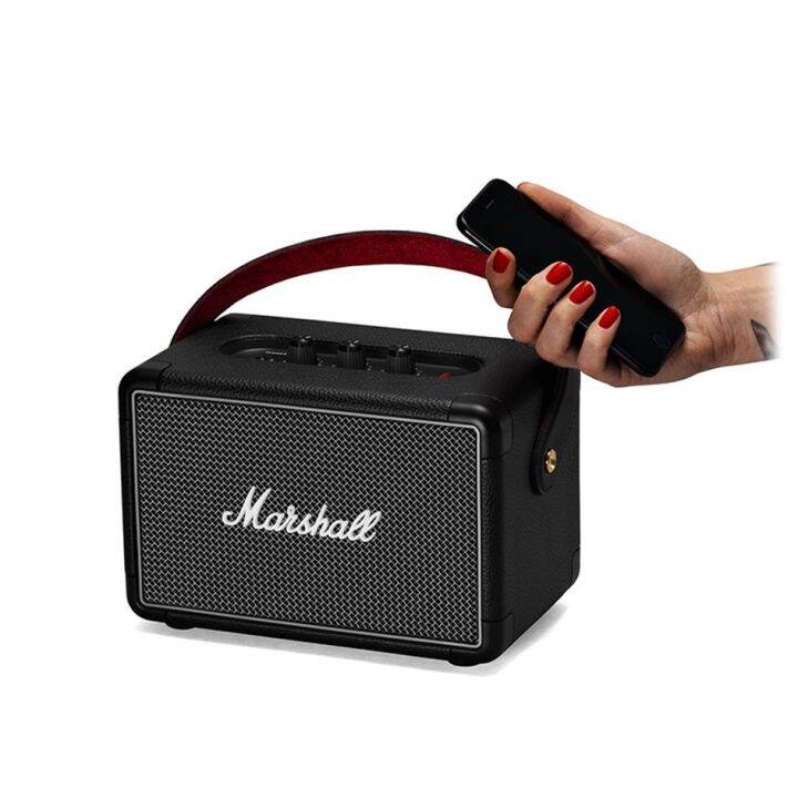 marshall-kilburn-ii-black-marshall-ลำโพงบลูทูธ-มาร์แชล-kilburn-ii-ลำโพง-รุ่นที่2-ลำโพงบลูทูธเบสหนัก