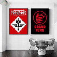 Manowar, Grand Fund,โปสเตอร์ผ้าใบรูปภาพตกแต่งบ้านพิมพ์ผ้าใบรูปภาพศิลปะห้องนั่งเล่นภาพฝาผนัง